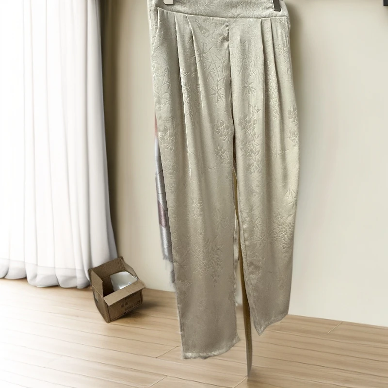 174【王公子专属】新款冠乐绉小脚裤时尚九分裤