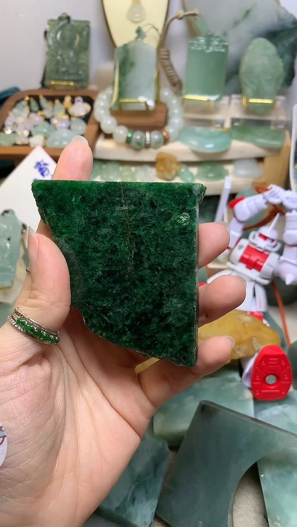 翡翠挂件未镶嵌绮*缅甸A货翡翠，没有运费险