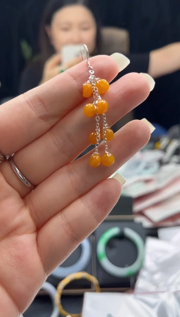 翡翠未镶嵌耳饰0113255923