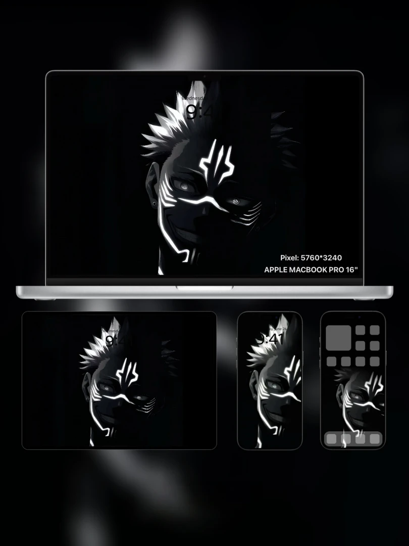 4K高清｜两面宿傩｜苹果安卓手机锁屏动态视觉艺术平板电脑全套屏保