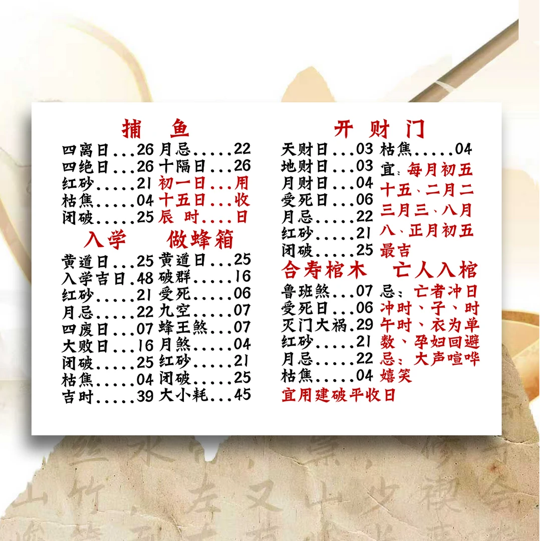 高级择日总册高清彩色象吉通书全集择日择吉必备书籍内容更全