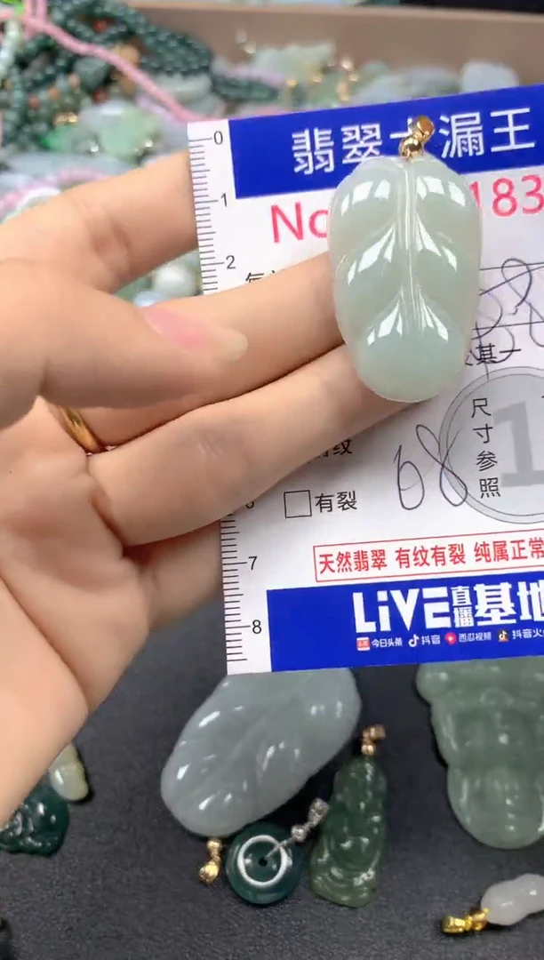 翡翠未镶嵌吊坠(不含链)1183