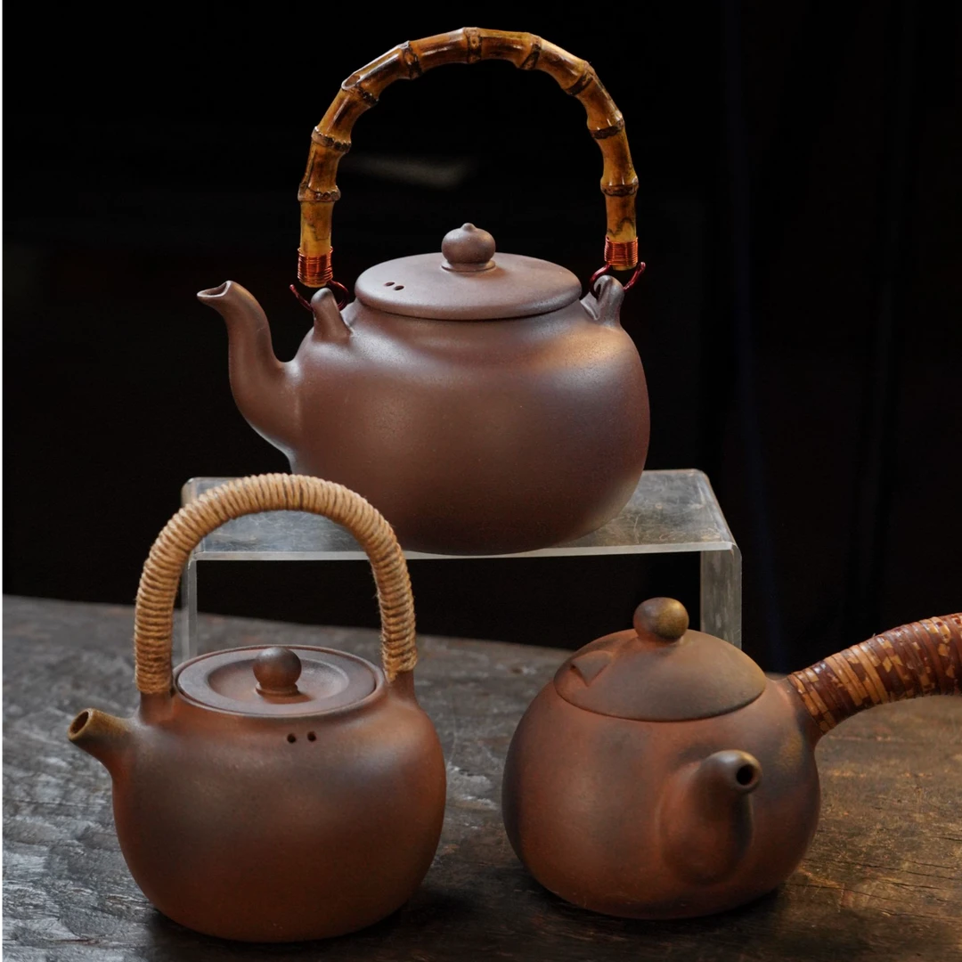 露语.器 | 柴烧专业烧水壶紫砂壶手制茶具精美复古壶