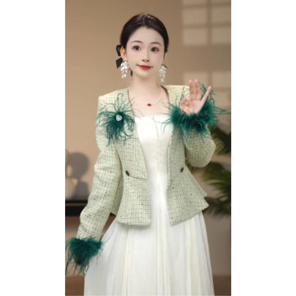 2025新款时尚气质样板衣小香风外套