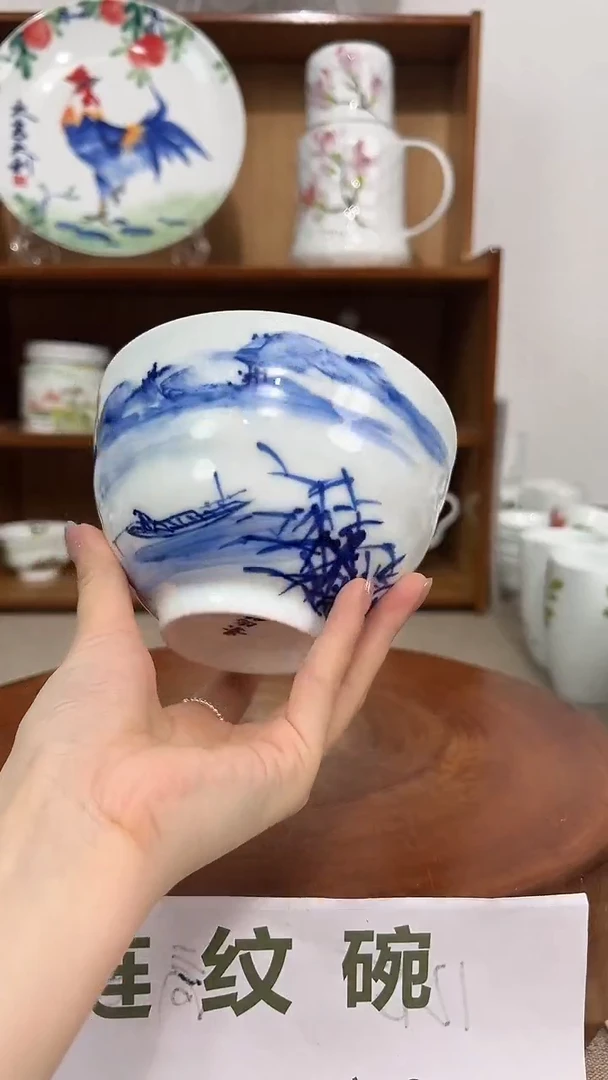 摆件景德镇手工手绘陶瓷