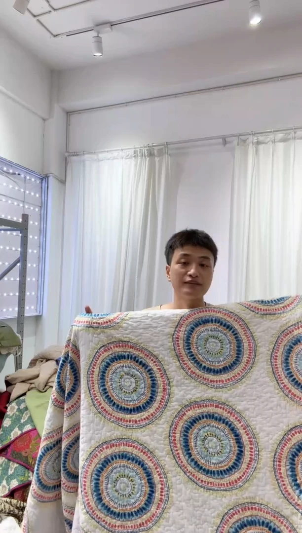 棉230*230纯棉床盖50号微瑕