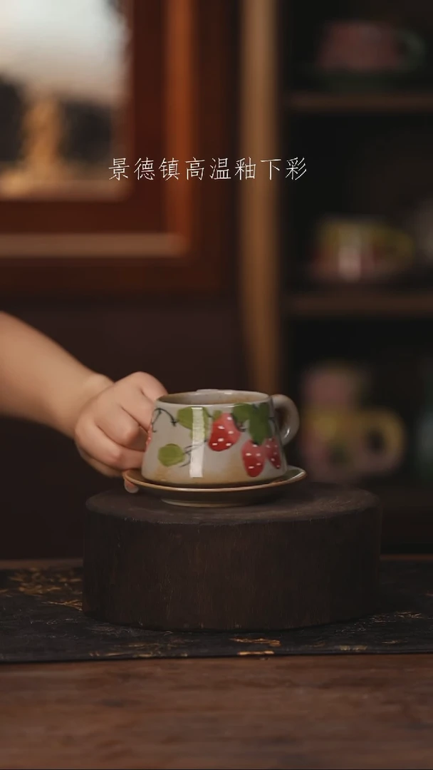 陶瓷景德镇高温釉下手绘陶瓷160