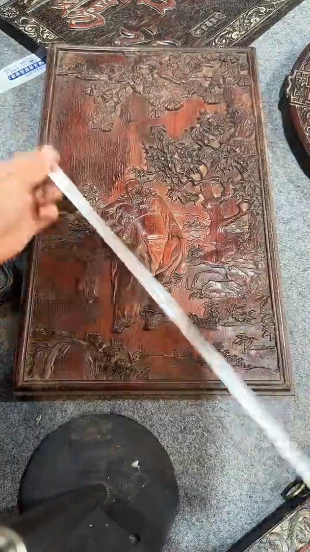 香榧木紫檀拆件雕刻板以直播间实物为准微瑕老物件