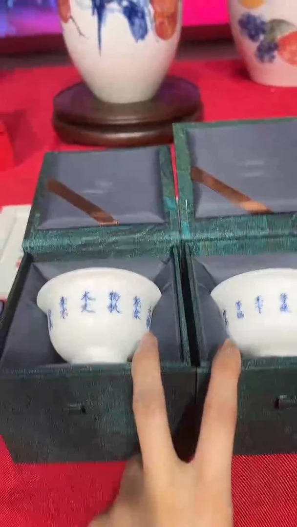 其他崔景哲-瓷器-茶杯-春风大雅能容物/发上等愿