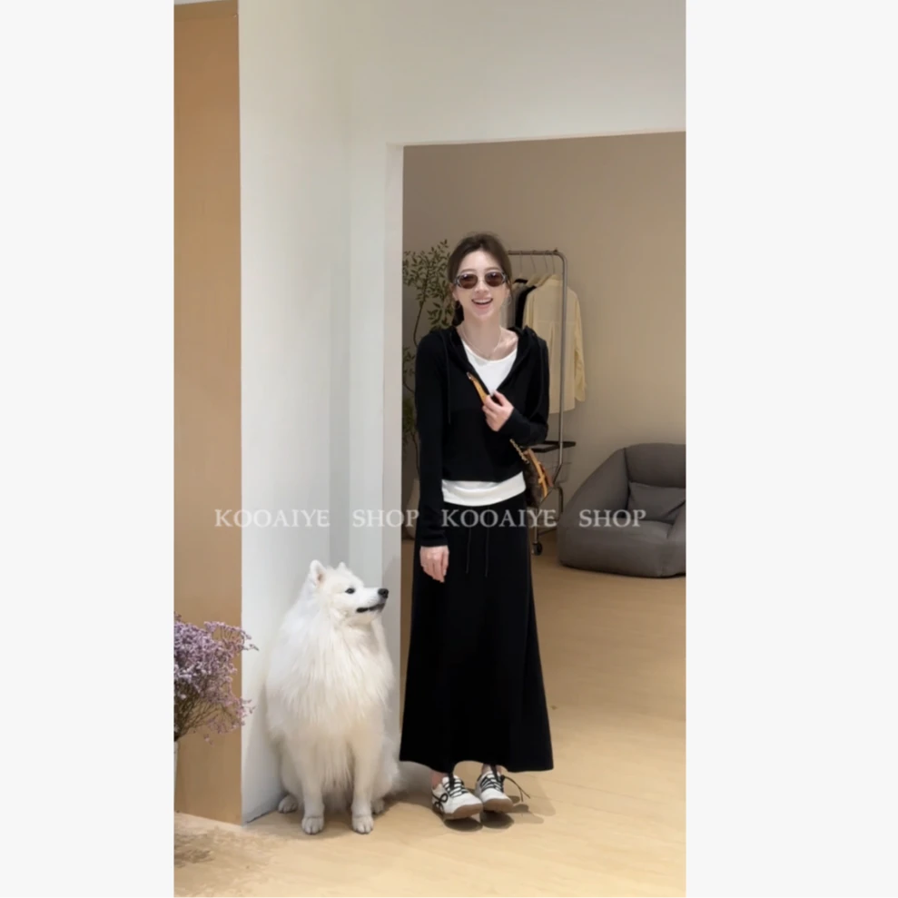 【氧气套装】早秋新款韩系显瘦简约宽松时尚套装（摩擦多了会起球）