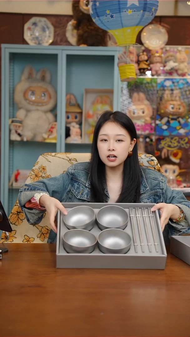 103-星钛餐具四季套装4筷4碗