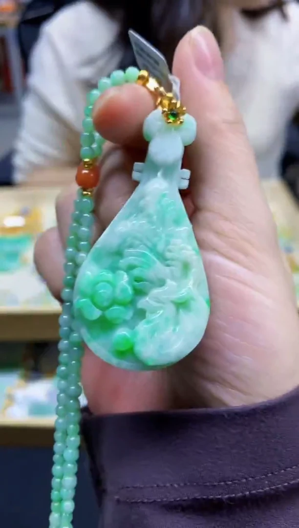 颈饰未镶嵌翡翠翡翠吊坠