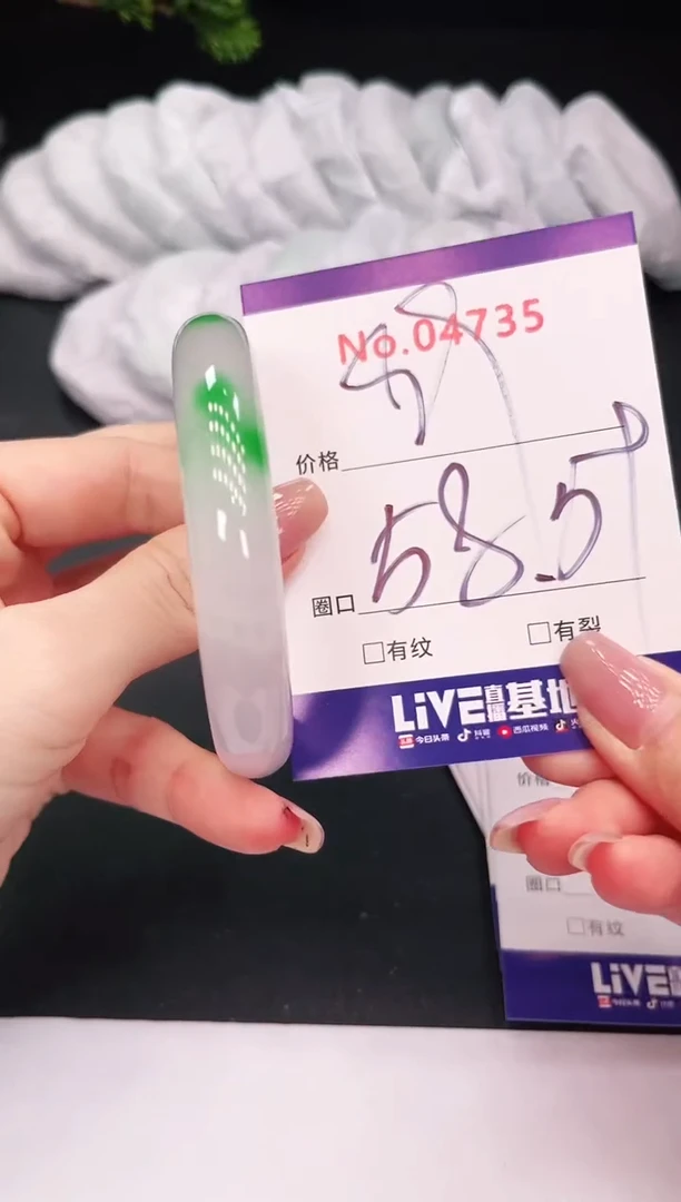 未镶嵌手镯翡翠4735