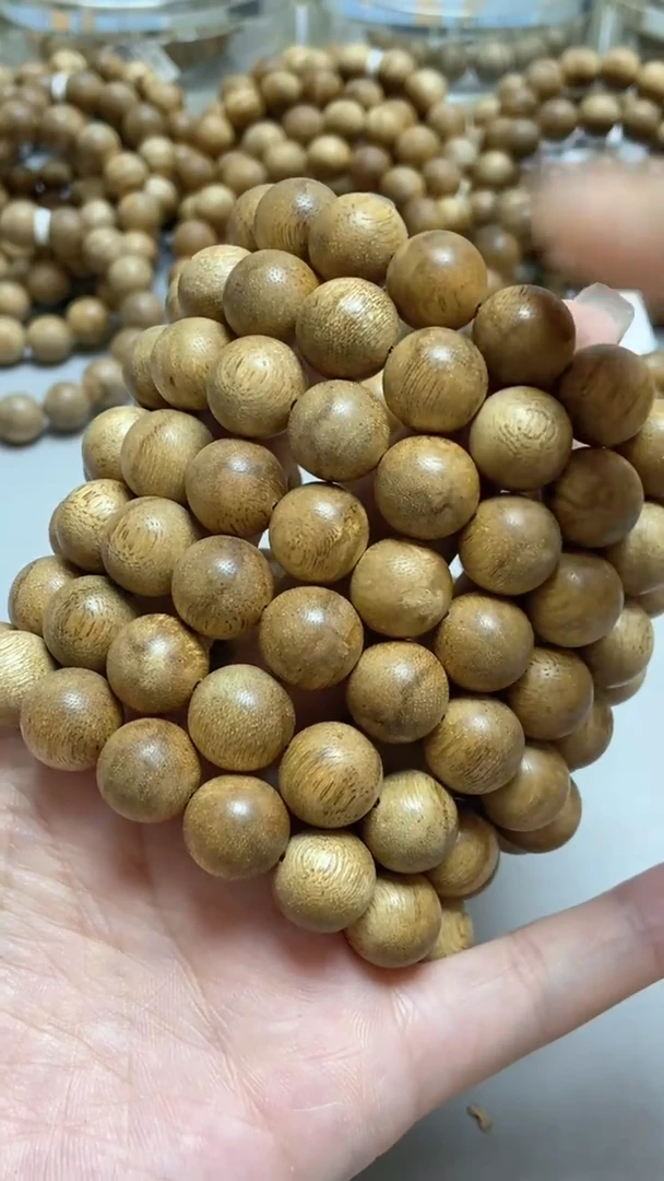 手串沉香菩萨棋圆珠单圈1.3金星多样性发其一