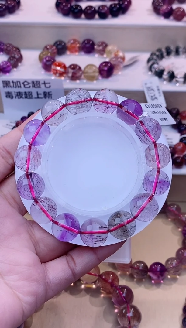 未镶嵌手链水晶仙女超七单圈13m+