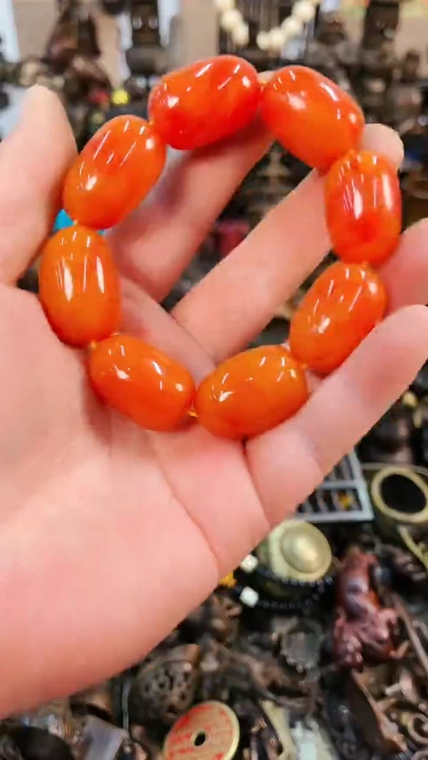 【闪购商品】蜜蜡手链未镶嵌独具匠心 巧夺天工