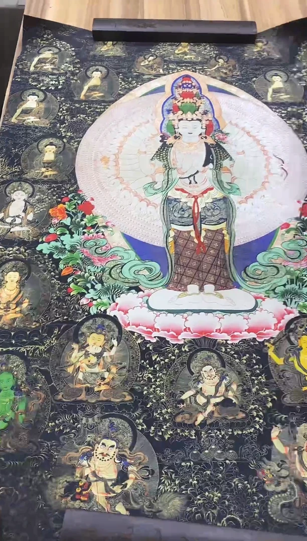卷轴画精品挂饰 唐卡tk16009