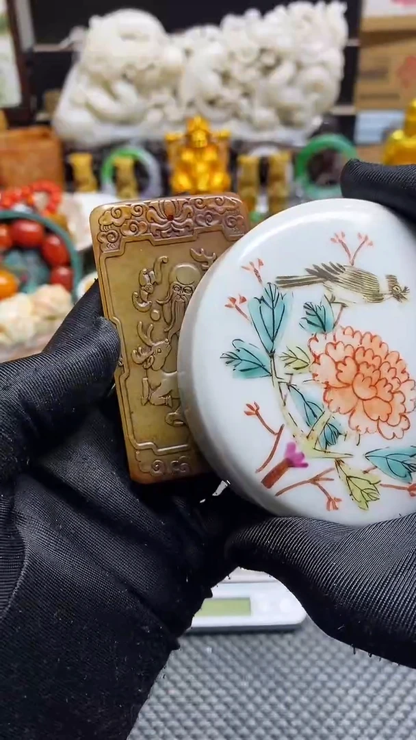 【闪购商品】瓷片瓷器瓷片 摆件1个