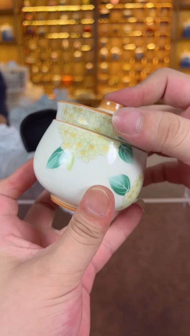 瓷片鸣盏居11111111绣球花个人泡