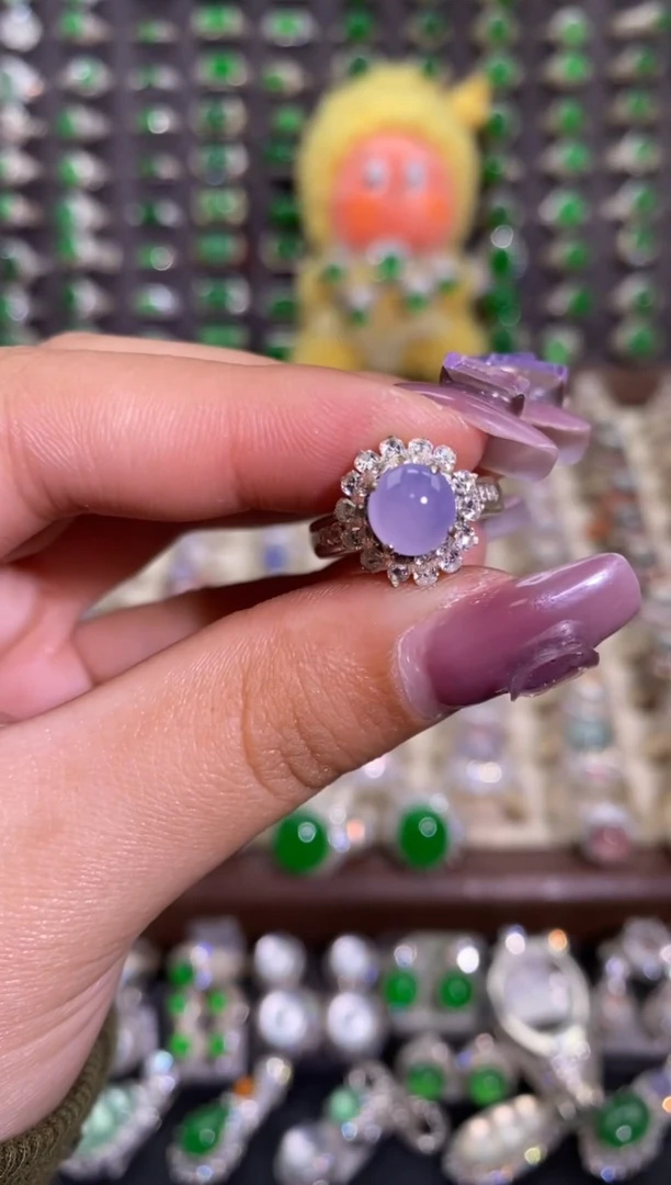 未镶嵌戒指翡翠天然缅甸A货翡翠未镶嵌 粉丝福利