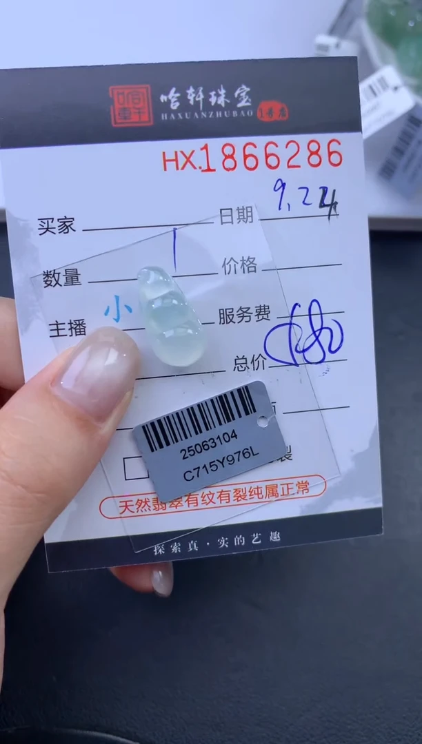 未镶嵌挂件翡翠哈轩 挂件1