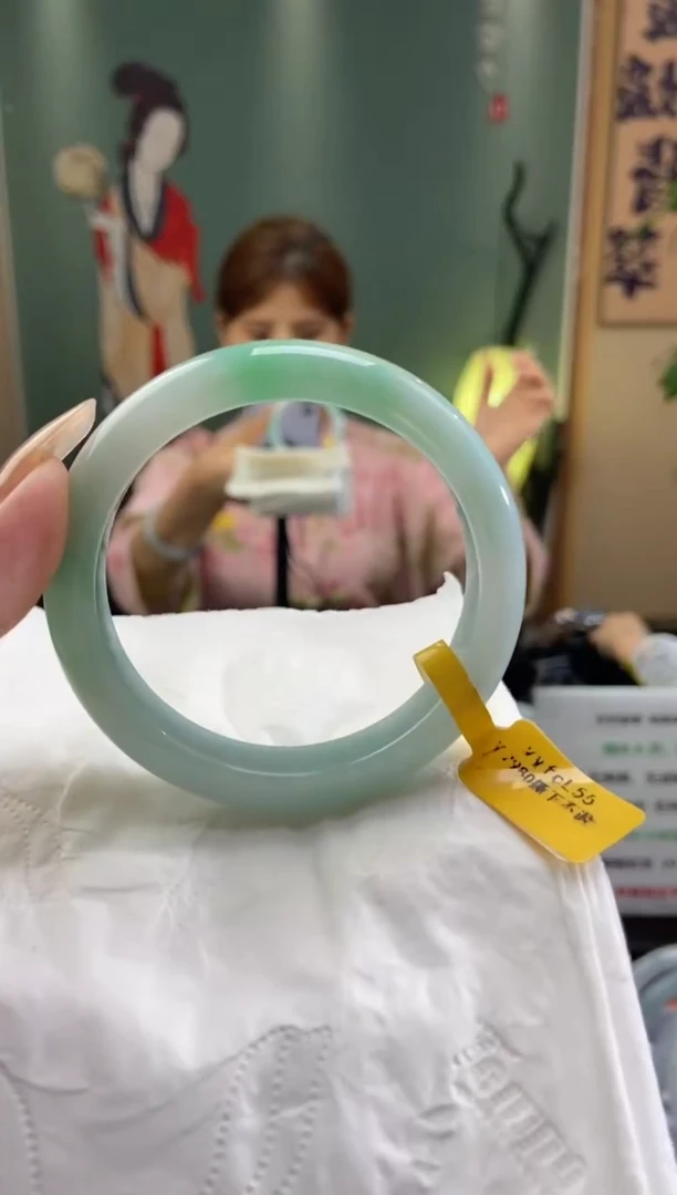 翡翠手镯未镶嵌55.3圈口x