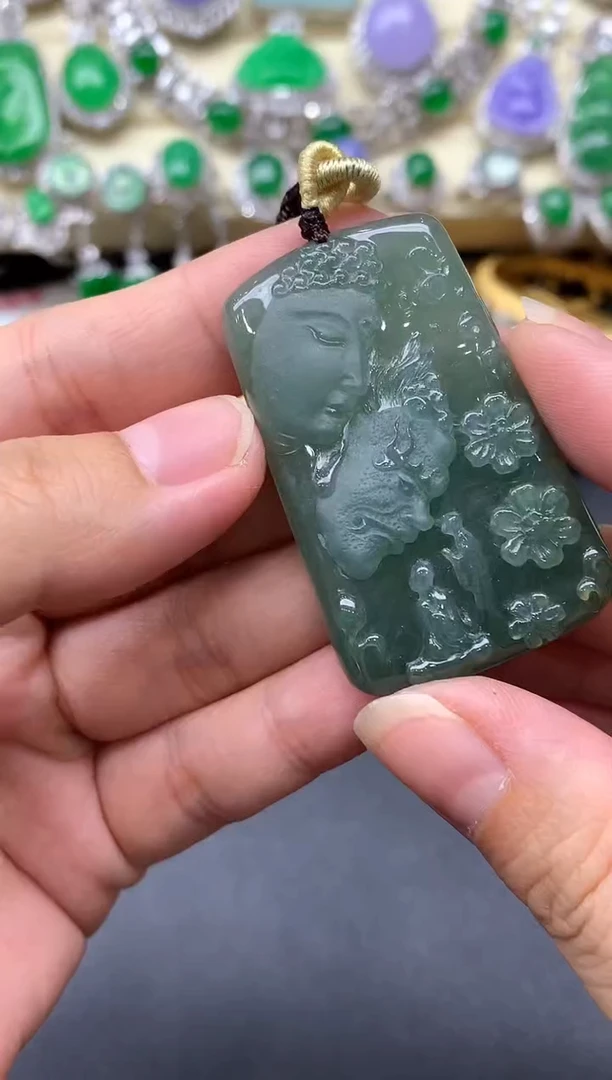 颈饰未镶嵌翡翠253-中国好珍宝