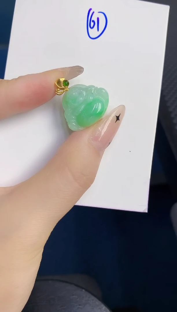 颈饰未镶嵌翡翠缅甸天然翡翠A货