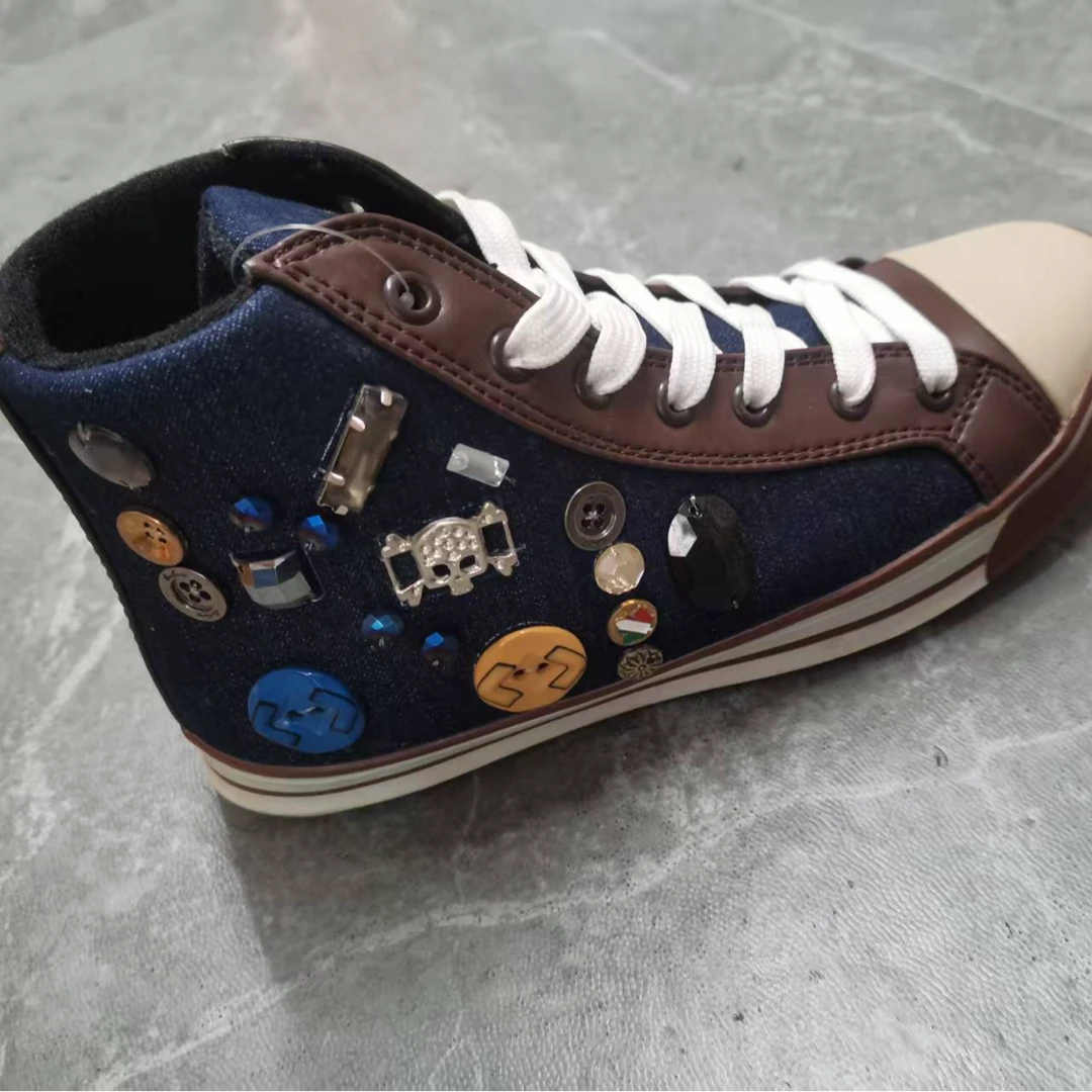 662宝蓝色女士运动鞋