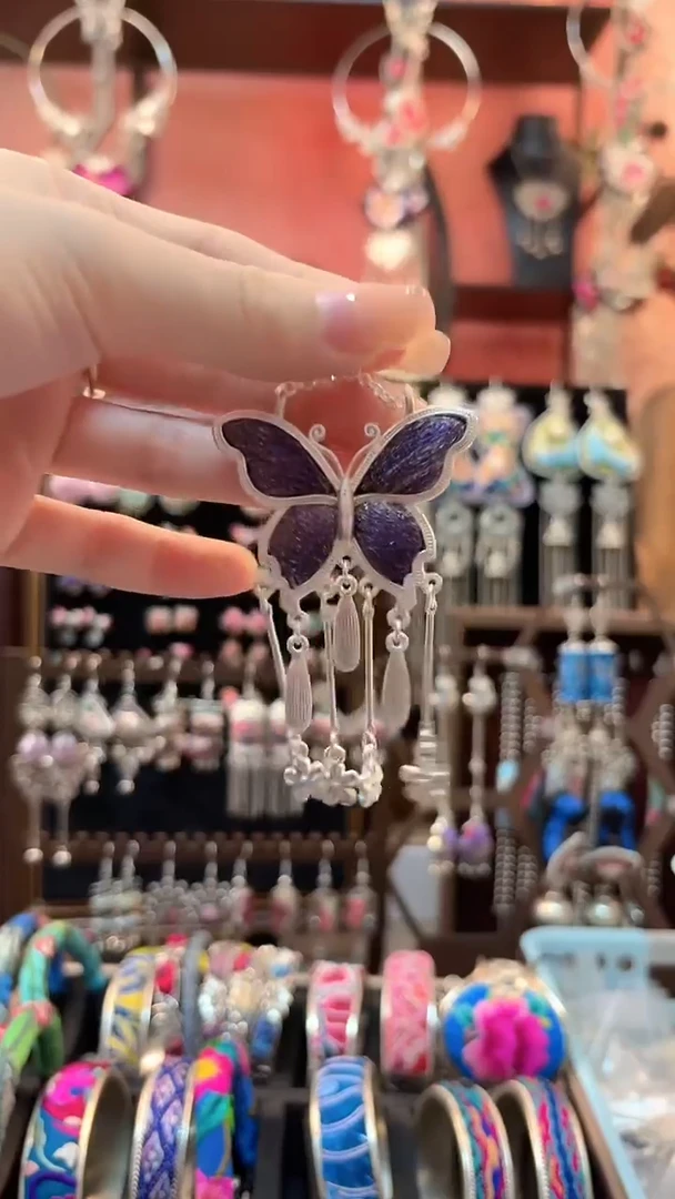 织绣 云织谣民族风精美饰品   23