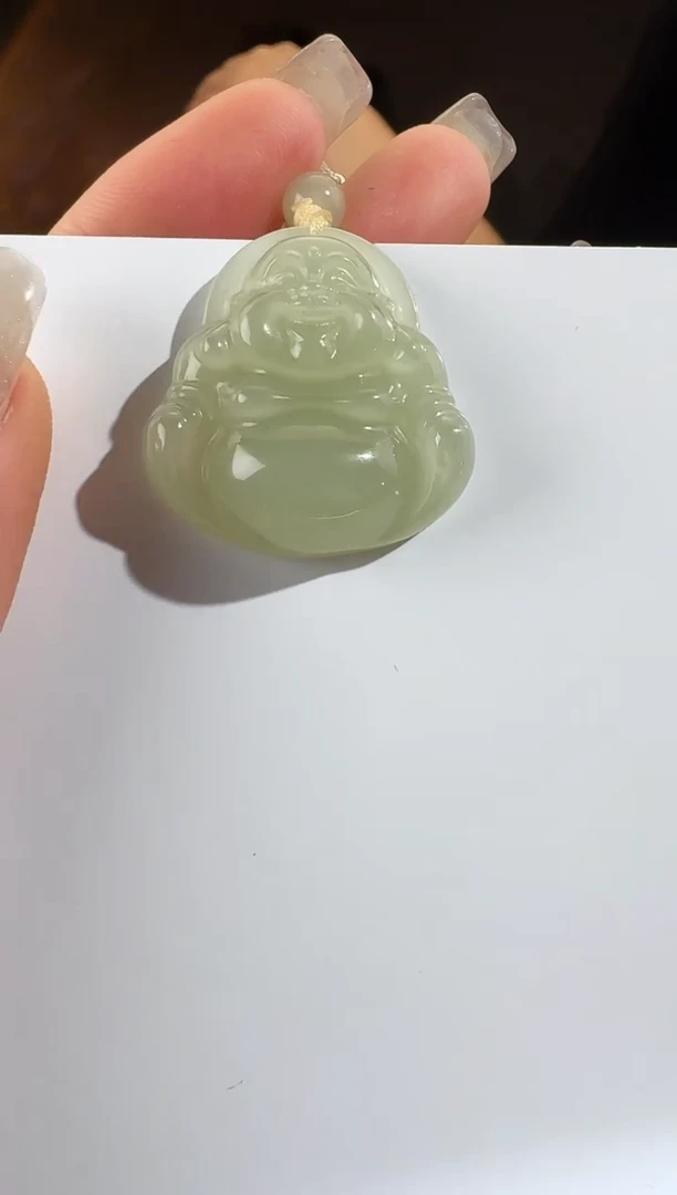 颈饰未镶嵌和田玉佛公30p