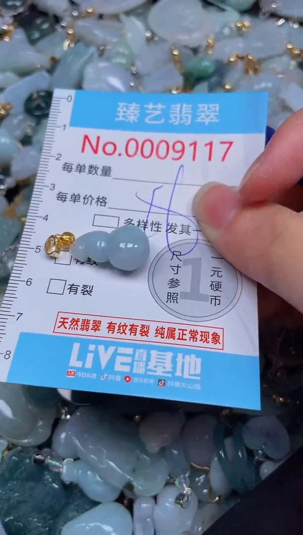 吊坠(不含链)未镶嵌翡翠9117