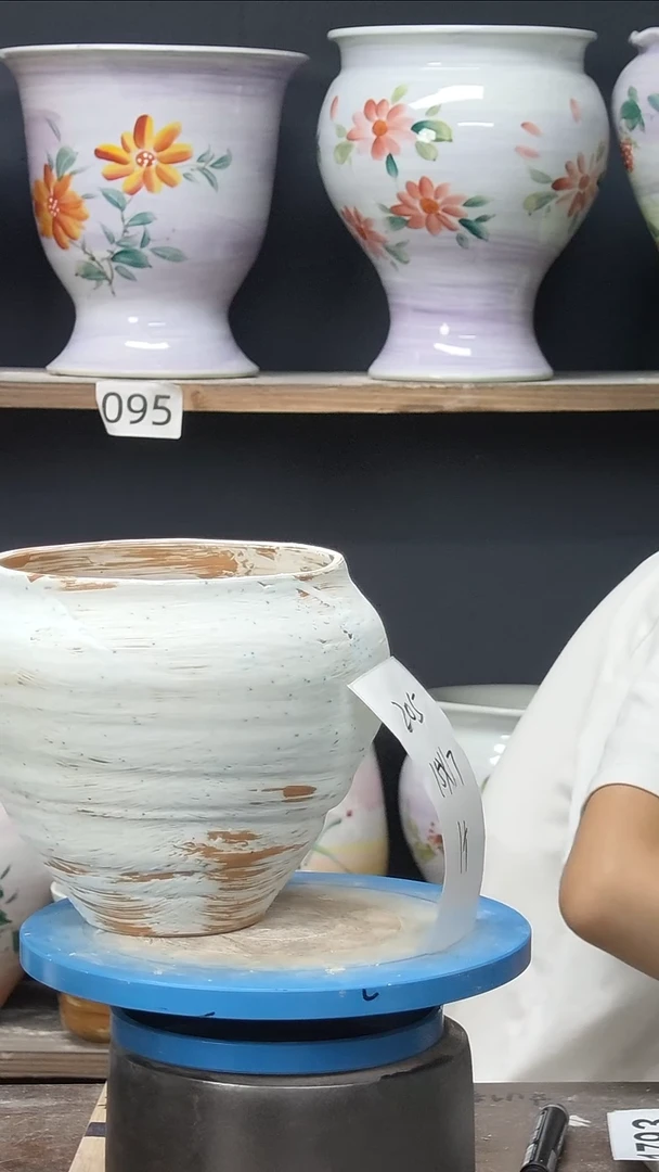 景德镇花盆默认微瑕205