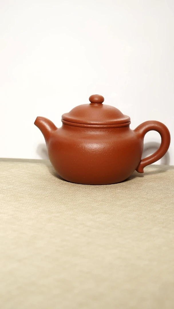 茶壶朱泥莲子150毫升瑕疵壶