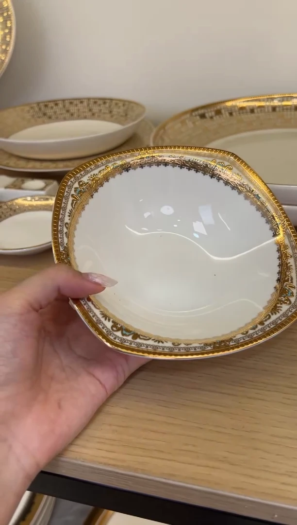 瓷片6.8寸水果碗2个一单