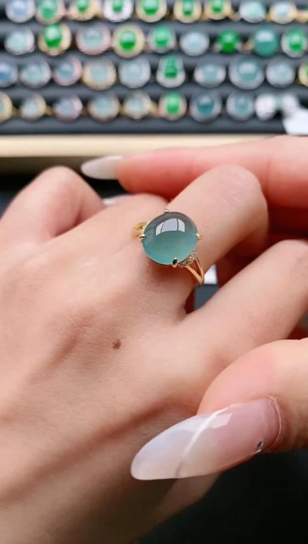 【闪购商品】翡翠戒指银S925镶嵌11111111