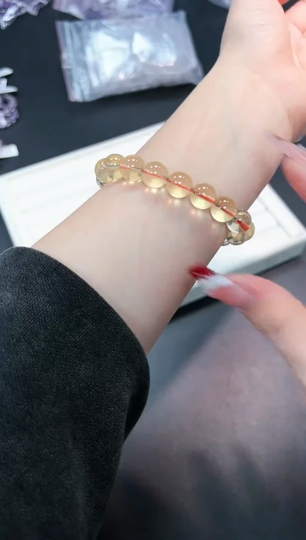 【闪购商品】水晶手串未镶嵌99o多样性发其一/1条默认微瑕