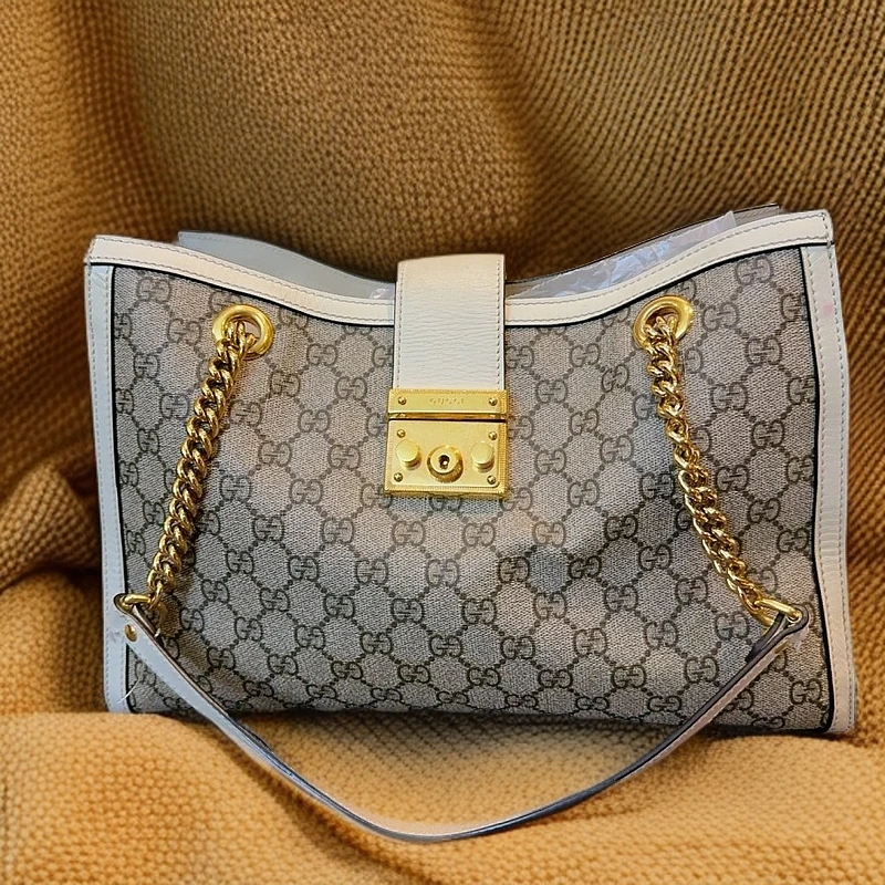 95新 GUCCI/古驰 Padlock系列老花链条包  1184 1503