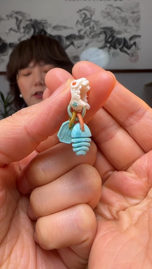 【闪购商品】绿松石提溜未镶嵌时尚百搭A1871