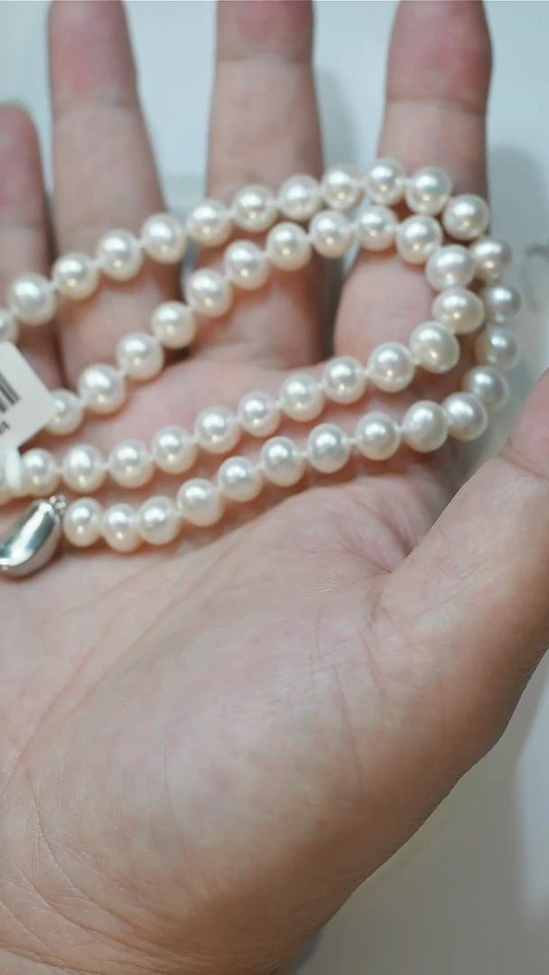 颈饰未镶嵌淡水珍珠8-9mm无核极光