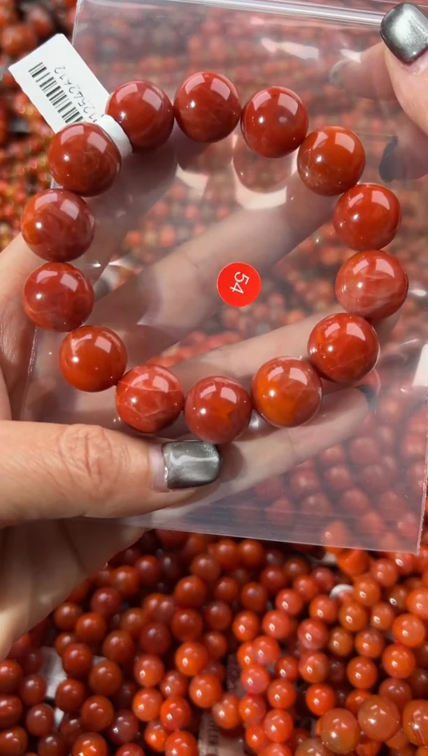 未镶嵌手串南红玛瑙简*15+