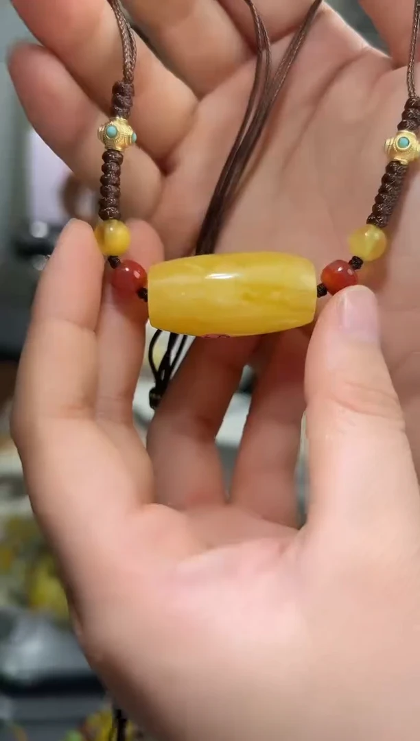 裸石琥珀未镶嵌琥珀蜜蜡吊坠