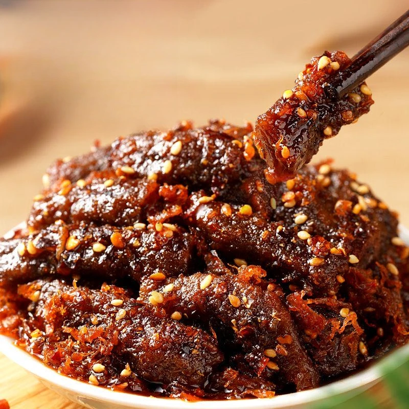 【新疆包邮】烧烤/香辣味牛肉400g/盒(20袋)独立包装聚会休闲零食