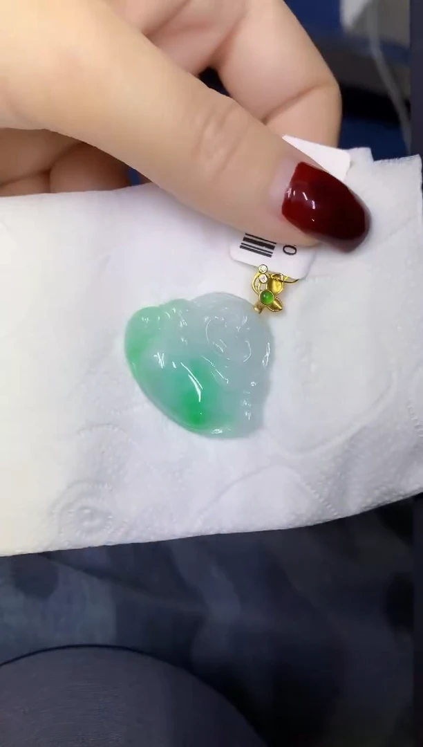 颈饰未镶嵌翡翠缅甸天然翡翠A货