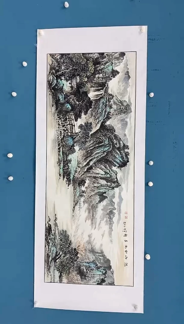 【闪购商品】国画2.2-国检-王夫怀-红袍-小六尺71