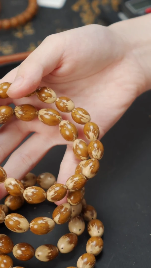 紫金鼠手串花皮枣珠多样发货