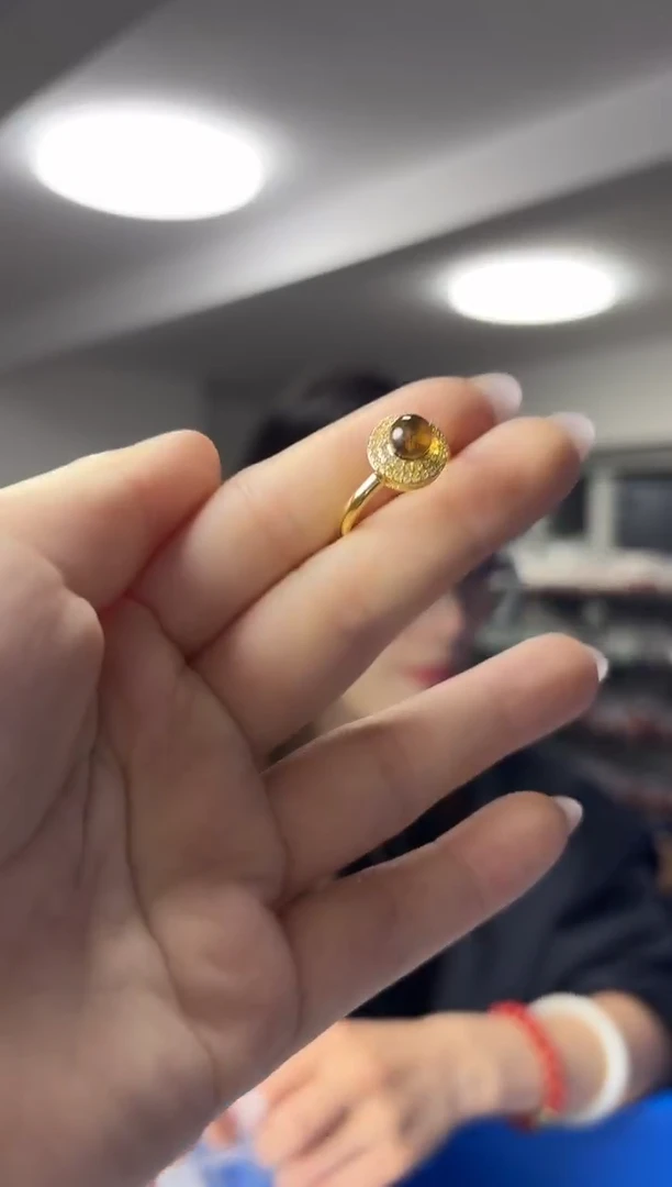 裸石蓝珀未镶嵌（多样性发一件）