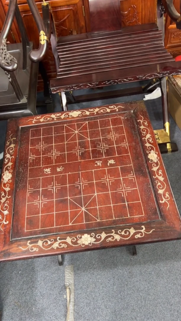 木紫檀象棋桌折叠桌棋桌