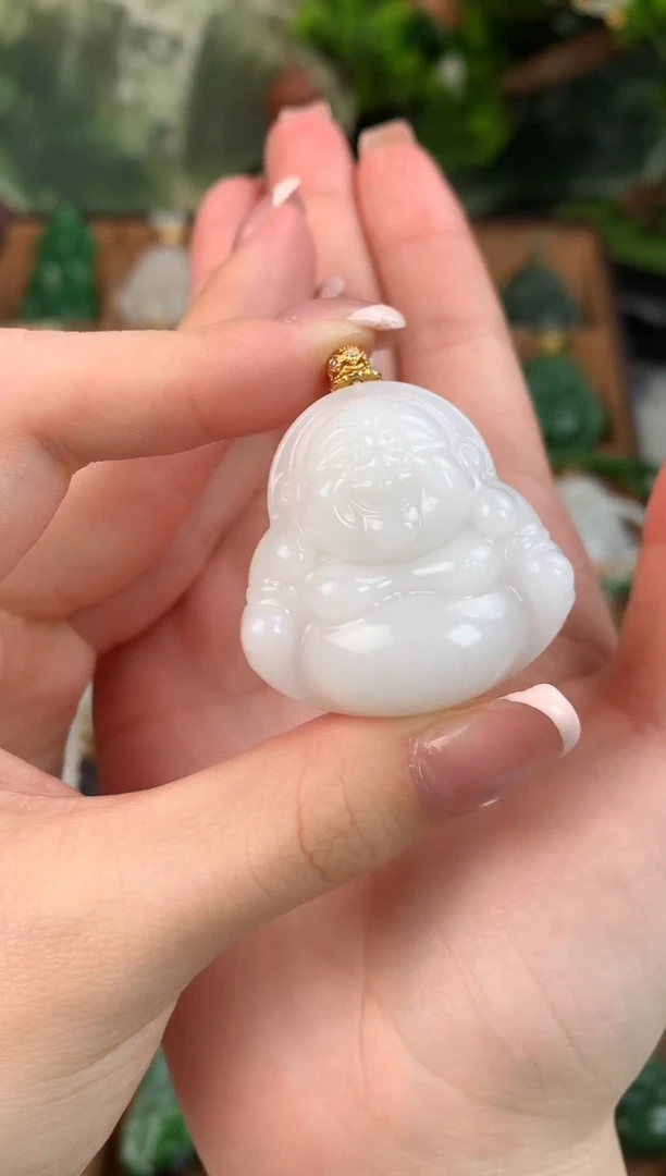 颈饰未镶嵌和田玉吊坠35mm