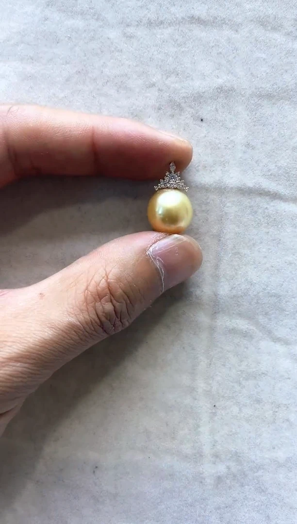 【闪购商品】海水珍珠颈饰18K金镶嵌2